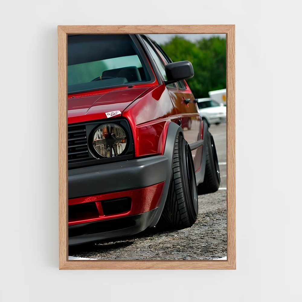 Poster GTI Passion – affiche Volkswagen (vue 4)
